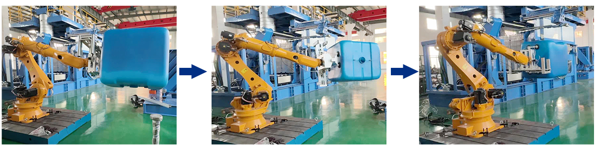 robot arm for IBC machine