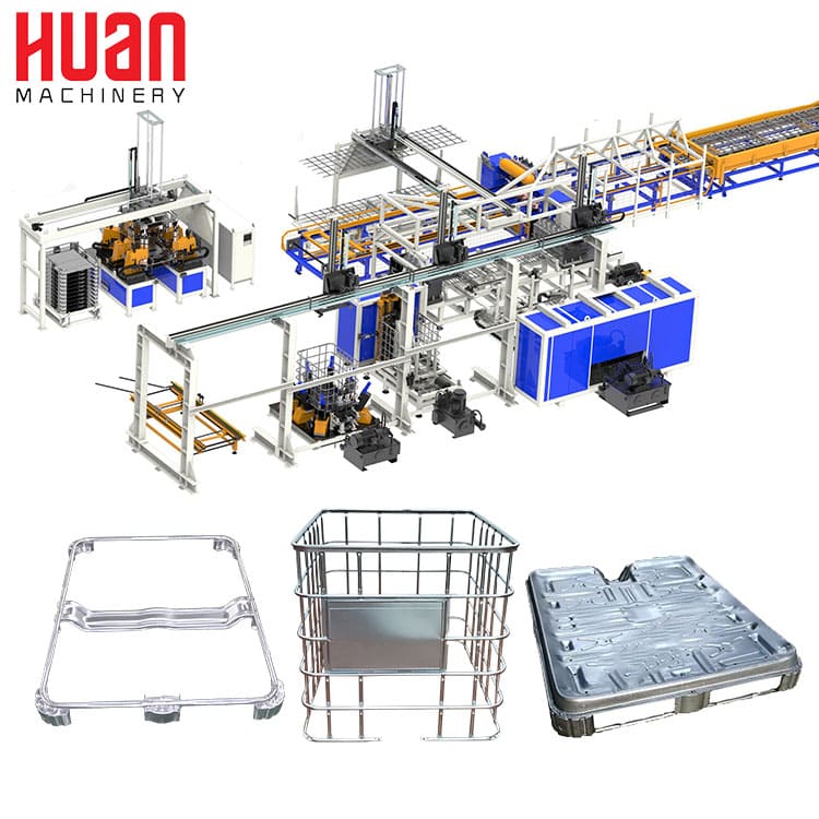 IBC Cage Making Machine 1000L IBC Tote Steel Frame Welding Machine Production Line