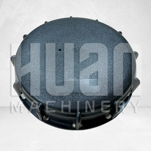  Black 275 330 Gallon 1000L IBC Tote Tank 6" 150mm Cover Lid Cap Schutz Mauser Others with frosted surface 
