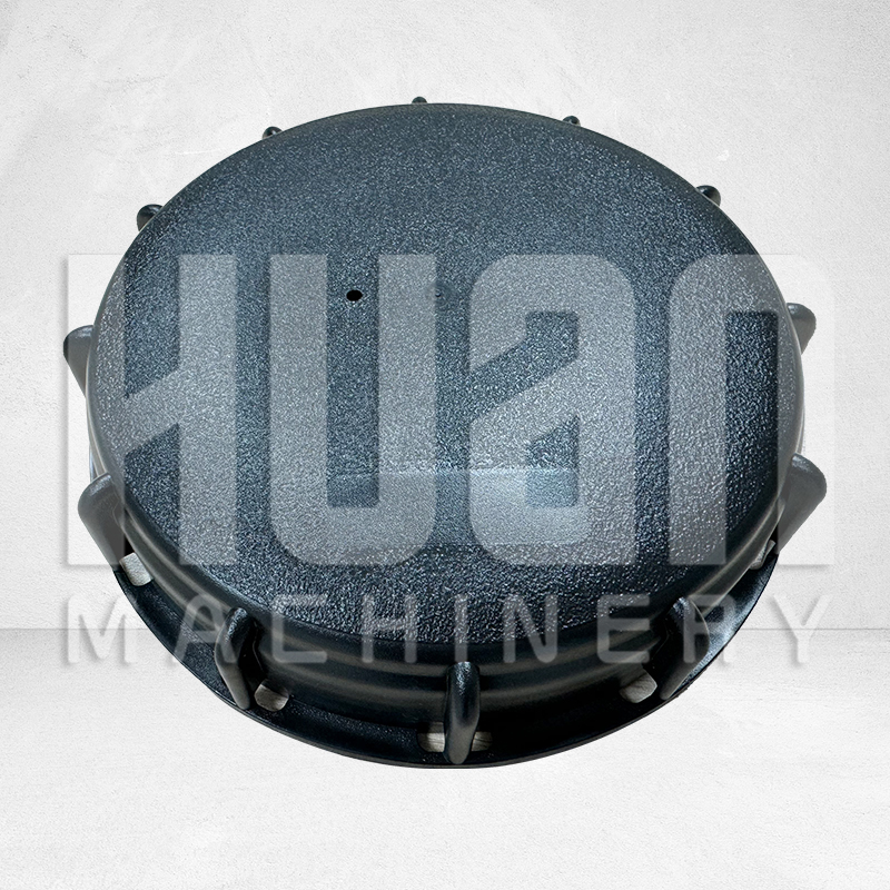  Black 275 330 Gallon 1000L IBC Tote Tank 6" 150mm Cover Lid Cap Schutz Mauser Others with frosted surface 