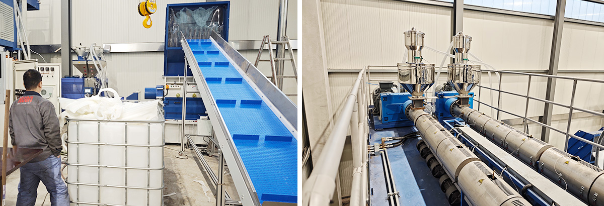 auto loader for IBC blow molding machine
