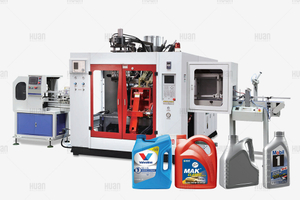 Multi-layer plastic recycled material hdpe 1L 2L 3L 4L 5L PE bottle jerry can extrusion blow molding machine production line 