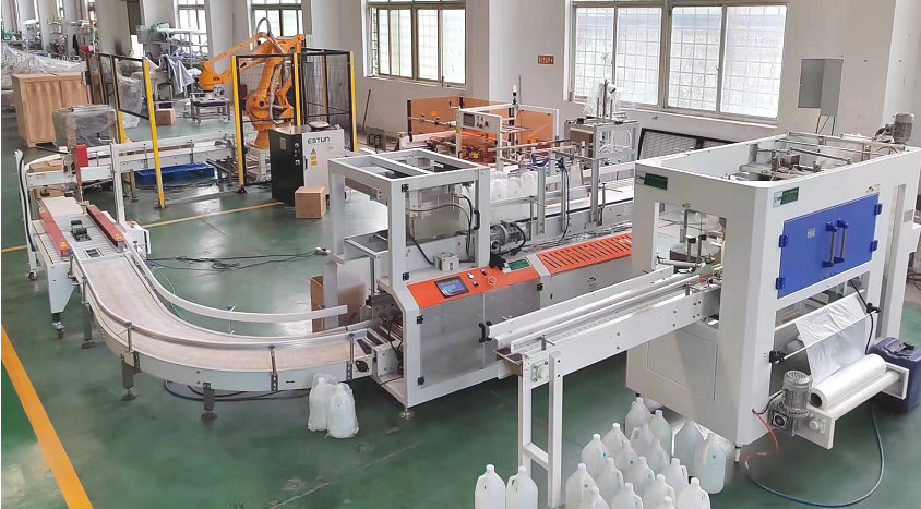 Fully automatic production line -Applied to the packaging industry