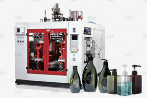HDPE Daily chemical shampoo laundary detergent bottle extrusion blow molding machine